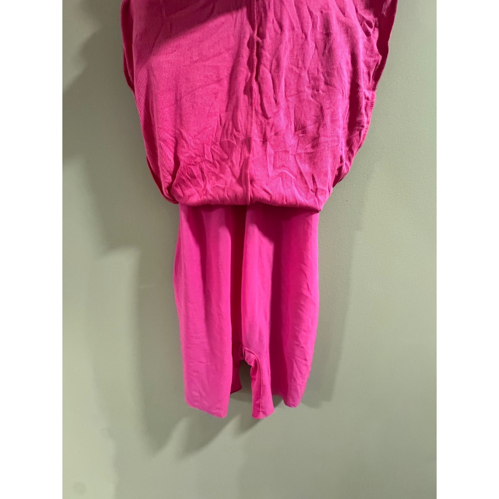 Popilush Shapewear Tummy Control Midi Dress with Built-in Bodysuit Size XL Pink - Picture 8 of 9